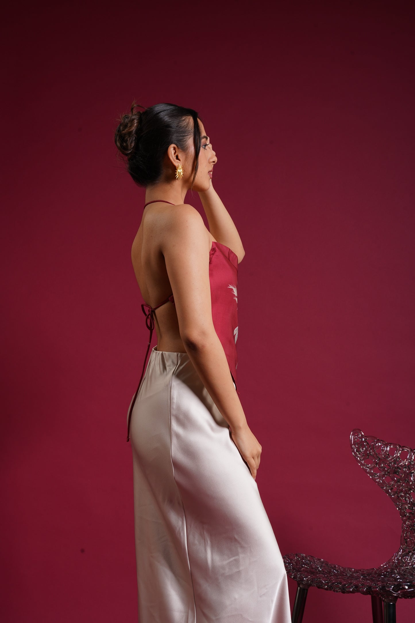 Matilda Top In Cherry