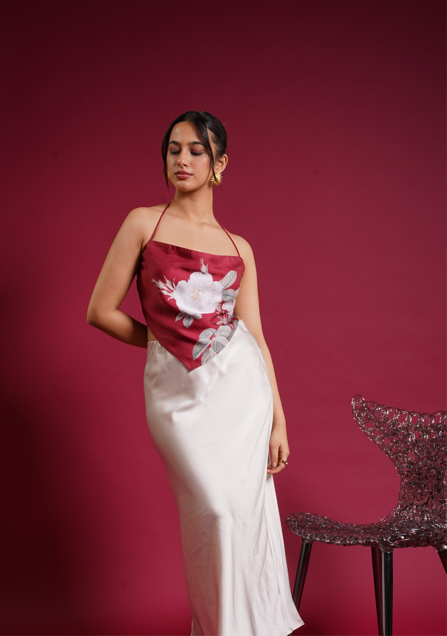 Matilda Top In Cherry